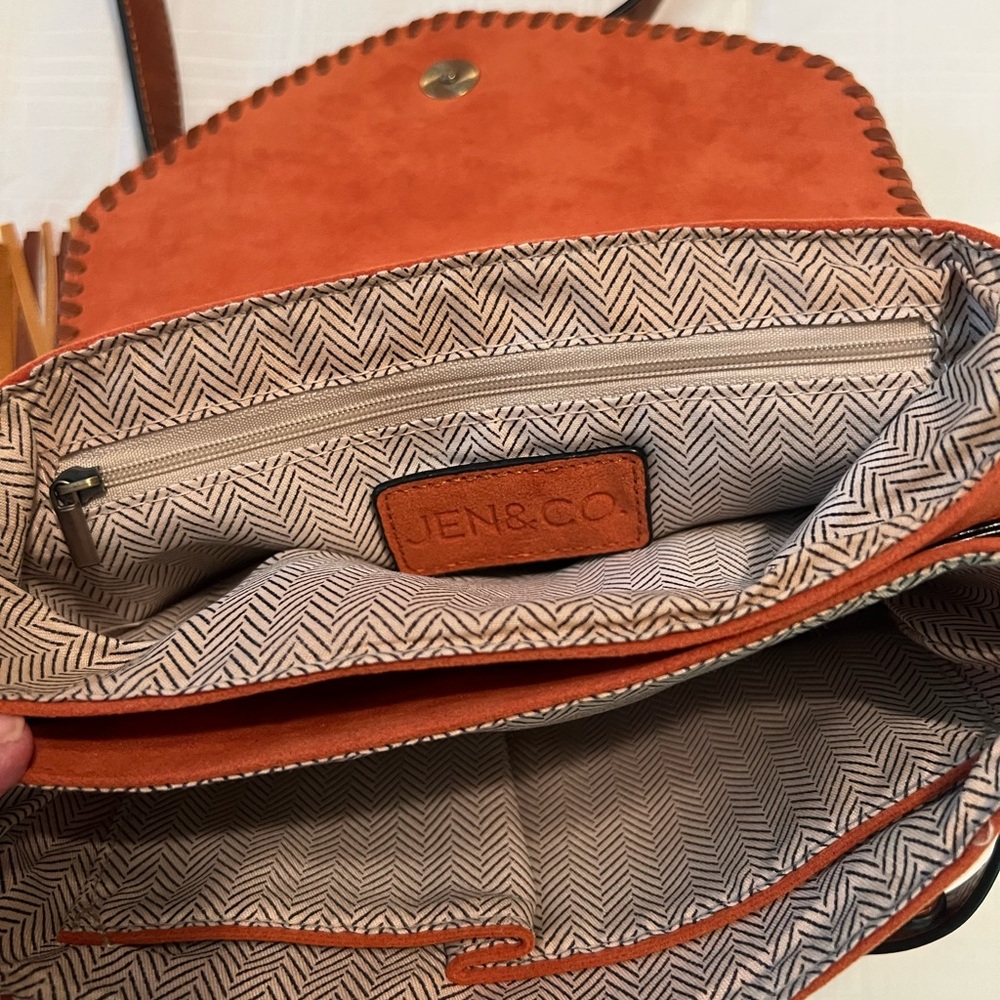 Orange Jen &Co Crossbody Bag - Picture 4 of 8